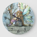 Buscar búho lindo relojes de pared Para ella