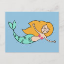 Buscar mermaid postales Ilustracion