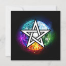 Buscar wiccan tarjetas Pentagrama