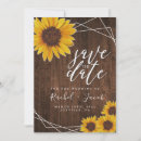 Buscar country save the date invitaciones Girasol