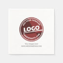 Buscar eslogan servilletas Su logotipo aquí