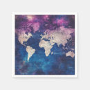 Buscar mapa del mundo servilletas Viajar