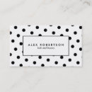 Buscar monocromático tarjetas de visita Moda