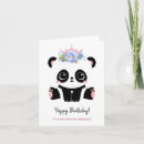 Buscar panda feliz tarjetas Para ella