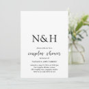 Buscar monograma moderno invitaciones Elegante