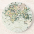 Buscar mapas de viejo mundo posavasos Atlas
