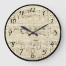 Buscar música notas relojes de pared Músico