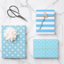 Buscar rayas azules claras papel de regalo Para niños