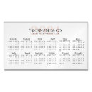 Buscar calendario tarjetas de visita Moderno