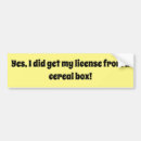 Buscar licencia pegatinas parachoque Humor