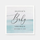 Buscar agua azul servilletas Para ella