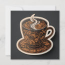 Buscar café caliente tarjetas Marrón