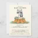 Buscar mapaches invitaciones Para niños