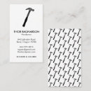 Buscar martillo tarjetas de visita Renovación