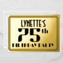 Buscar fiesta 75 invitaciones de cumpleaños Setenta y cinco años