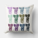 Buscar elefante colorido cojines Animales