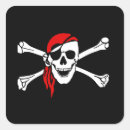 Buscar bandera pirata pegatinas Blanco