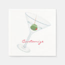 Buscar ginebra servilletas Cóctel