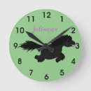 Buscar zorro relojes de pared Caballo