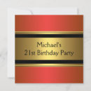 Buscar metal rojo invitaciones Brillo