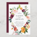 Buscar otoño boda invitaciones Rústico