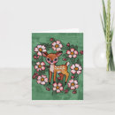 Buscar cervatillo tarjetas Floral