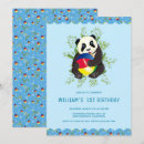 Buscar panda linda invitaciones Invitados