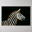 Buscar animales africanos posters Negro y blanco