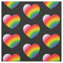 Buscar corazones del arco iris telas Colorido