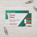 Buscar profesor inglés de tarjetas de visita Tutor