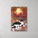 Buscar gato blanco y negro lienzos Amantes de los gatos