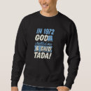 Buscar 1972 sudaderas Cumpleaños