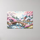 Buscar paisaje japonés lienzos Flores de cerezo