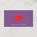 Buscar labios rojos tarjetas de visita Belleza