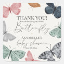 Buscar butterfly pegatinas Ducha de bebé chica