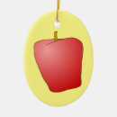 Buscar manzana roja adornos Alimento