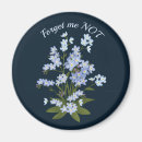 Buscar azul delicado imanes Floral