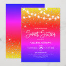 Buscar arco iris de neón invitaciones Invitados