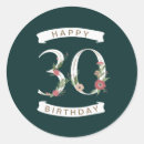 Buscar número 30 pegatinas Números