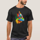 Buscar cabeza de perro camisetas Acuarela