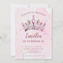 Buscar tiara de la princesa invitaciones Rosa