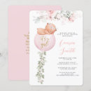 Buscar globo rosa invitaciones Futura madre