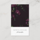 Buscar dark floral tarjetas de visita Moderno