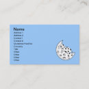 Buscar dormir tarjetas de visita Luna