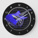 Buscar azul eléctrico relojes de pared Guitarra eléctrica