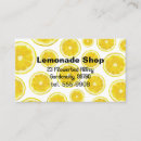 Buscar limonada tarjetas de visita Fresco