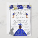 Buscar royal blue quinceanera invitaciones Para todos