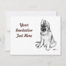 Buscar pastor alemán invitaciones Perrito