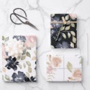 Buscar flores pintadas papel de regalo Para ella