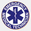 Buscar técnico médico de la emergencia pegatinas Emt